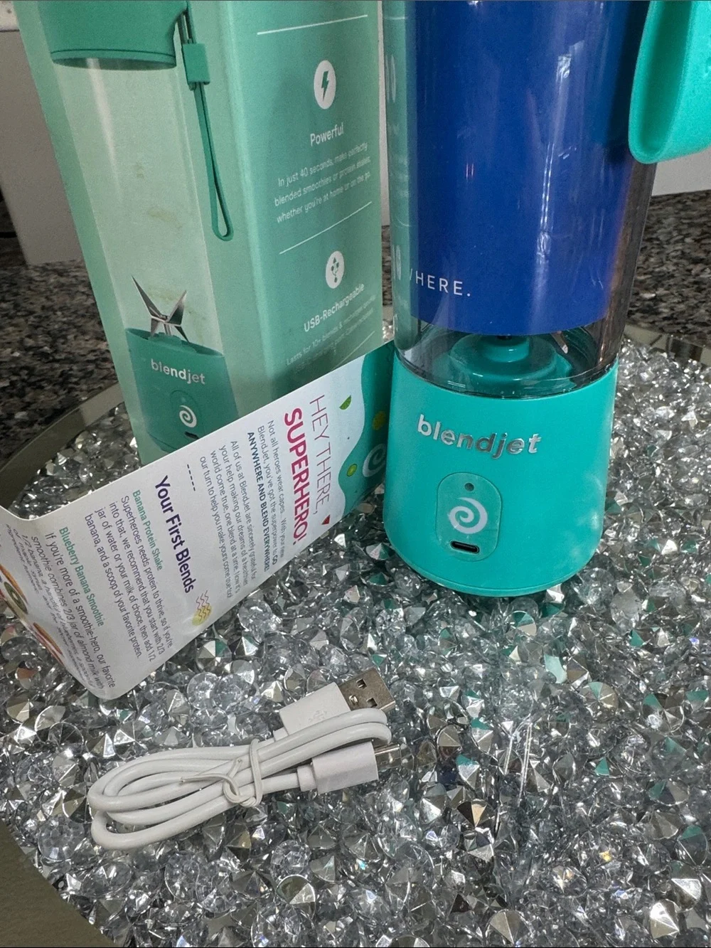 BlendJet Portable Personal Blender - Teal/Blue
